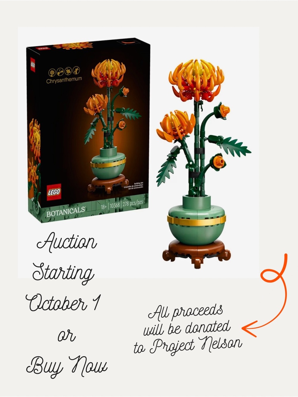 ⚕️ Lego Botanicals Chrysanthemum donated by @laniloves0505